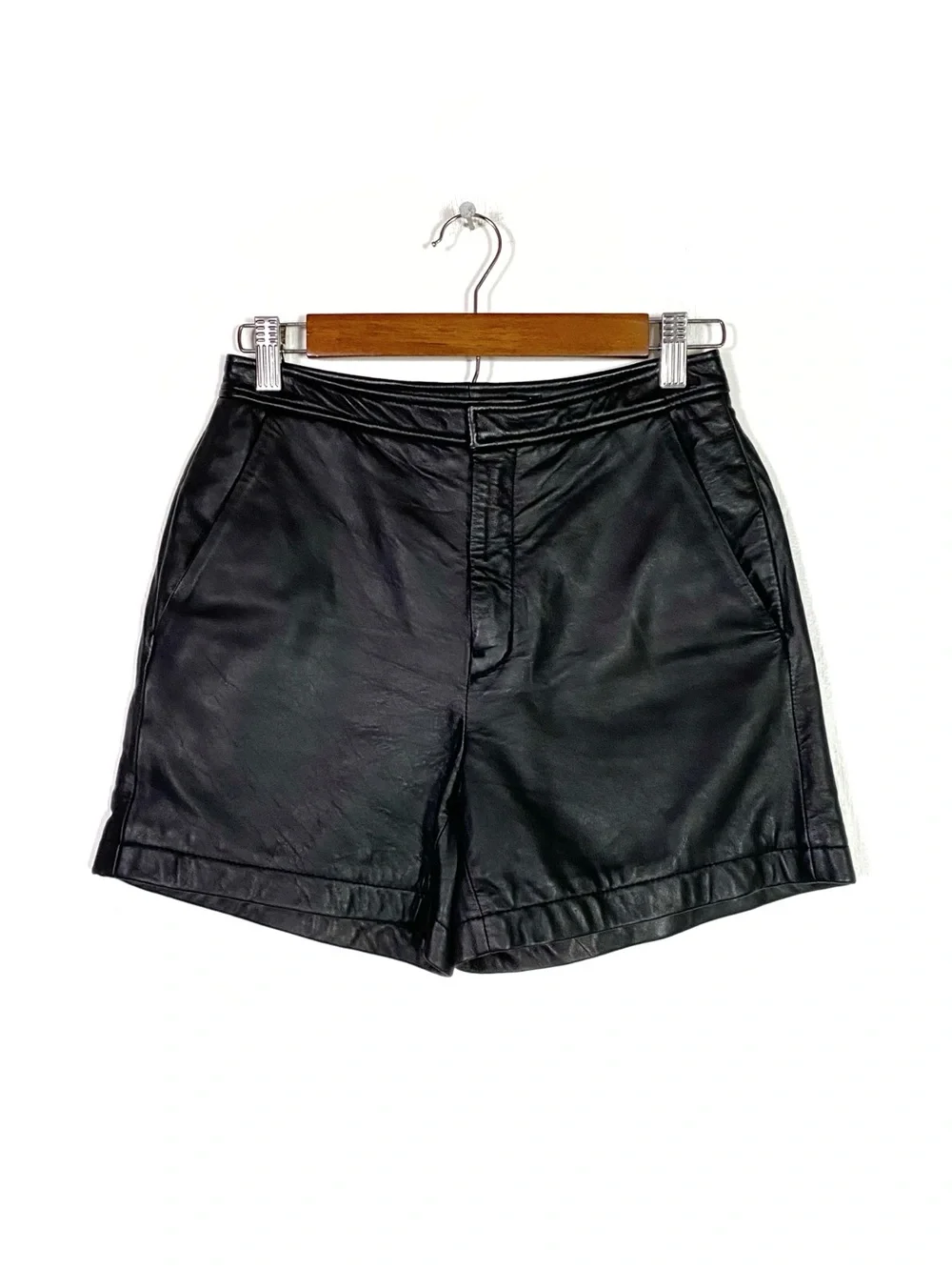 BLK DNM Leather Shorts